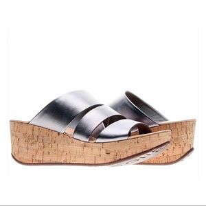 Strappy wedge sandals